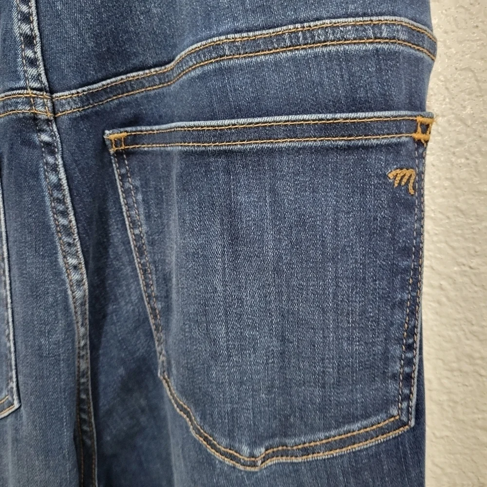 Madewell Maternity Over The Belly Skinny Jeans Danny Wash NWT Sz 34 - Picture 7 of 7